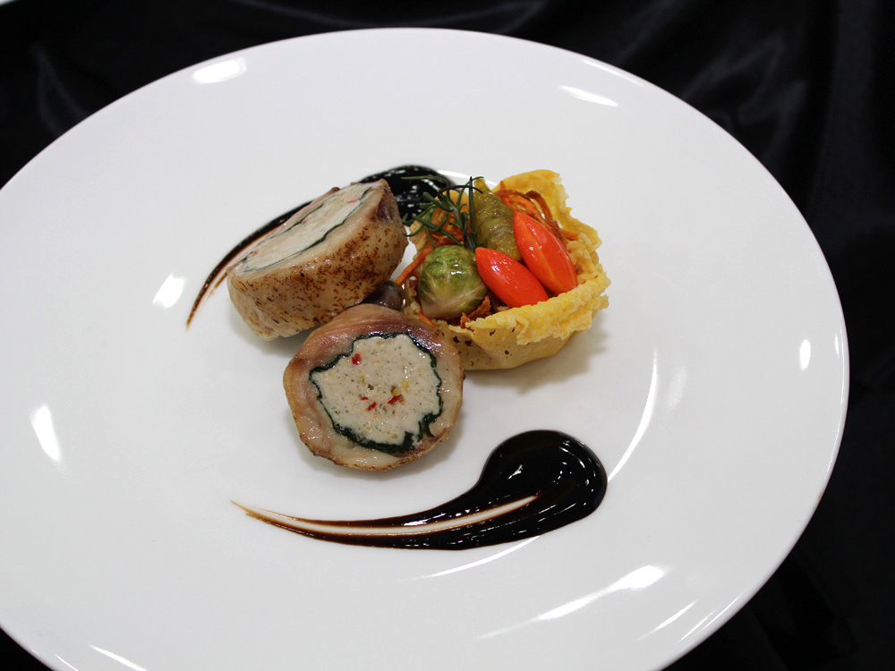 Stuffed chicken